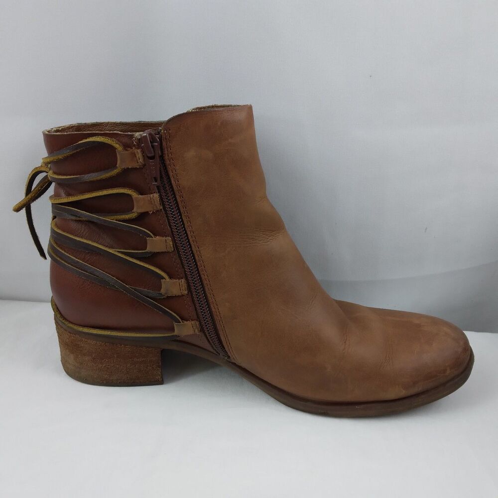 Korks By Kork Ease Belaya Boots Casual Ankle Bootie Brown Leather Women's 8.5 M - Picture 12 of 16